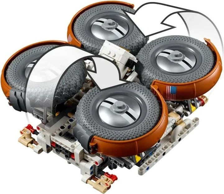 Set ndërtimi LEGO Technic NASA Apollo LRV 42182, 1913 pjesë, plastikë