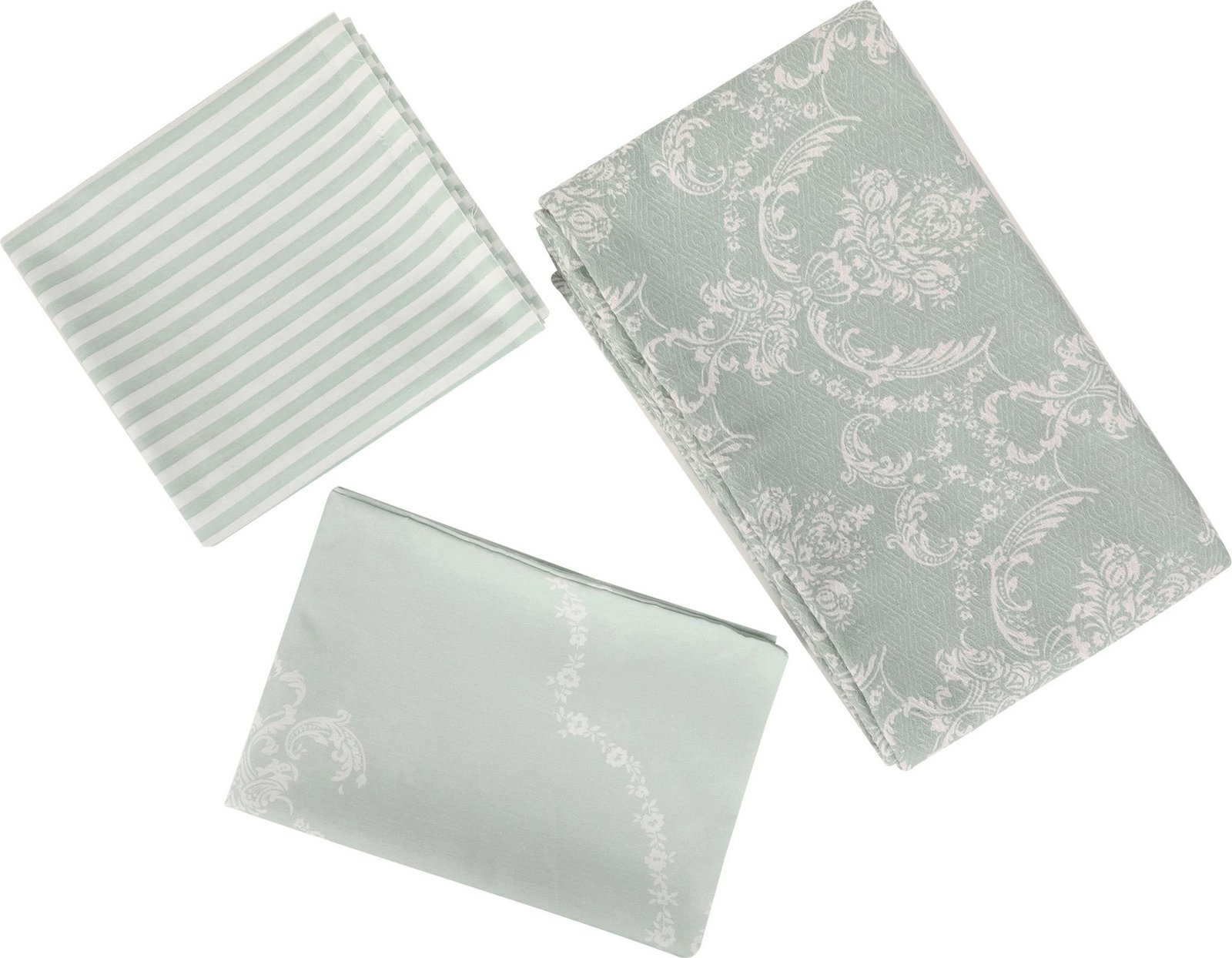 Set piké dopio, ngjyrë jeshile deti dhe e bardhë, L'essentiel, Pure Set piké dopio, ngjyrë jeshile deti dhe e bardhë, L'essentiel, Pure