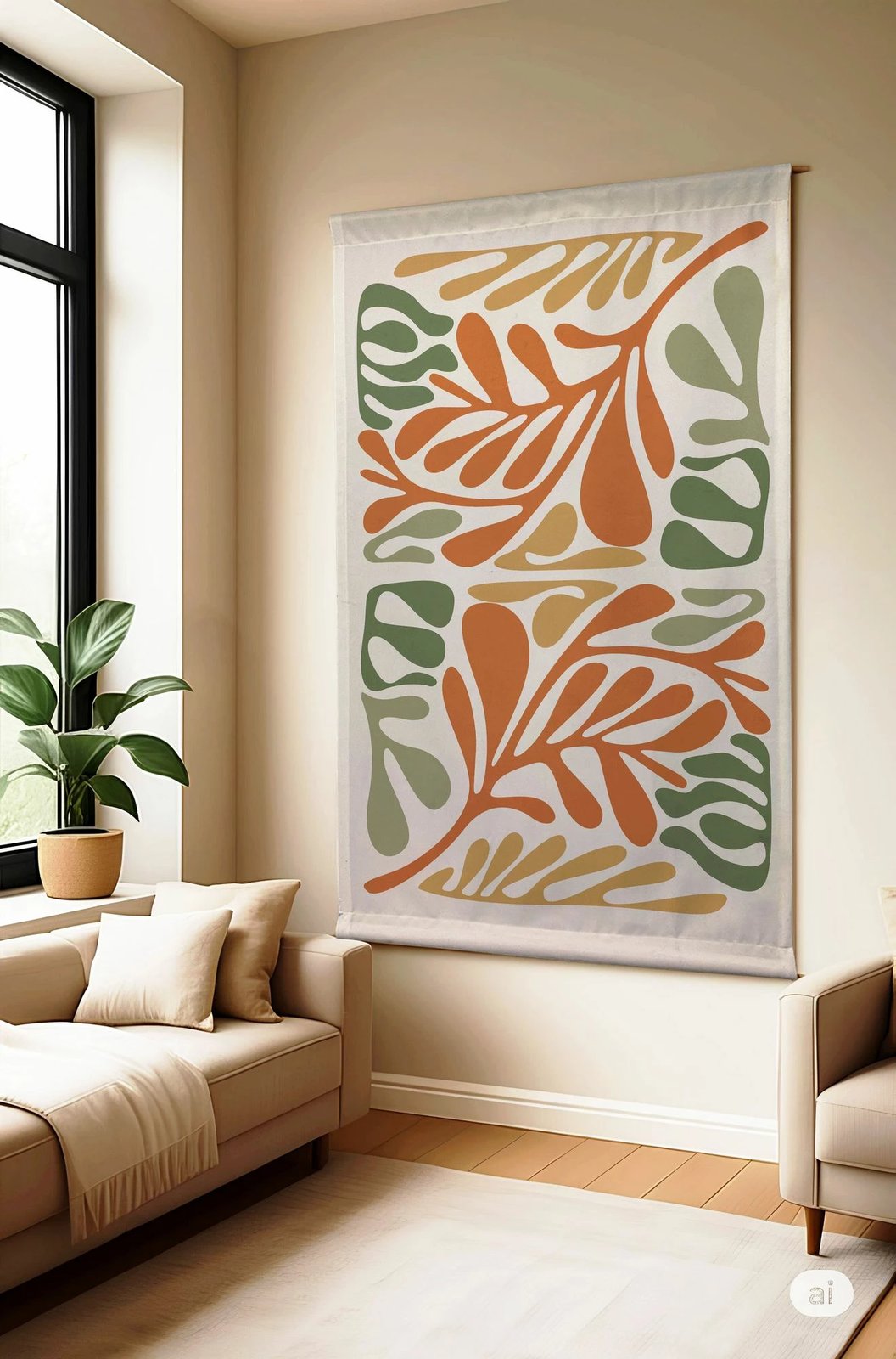 Pikturë dekorative poliestër, Wallity Polybaby 16, shumëngjyrëshe, 100x140cm