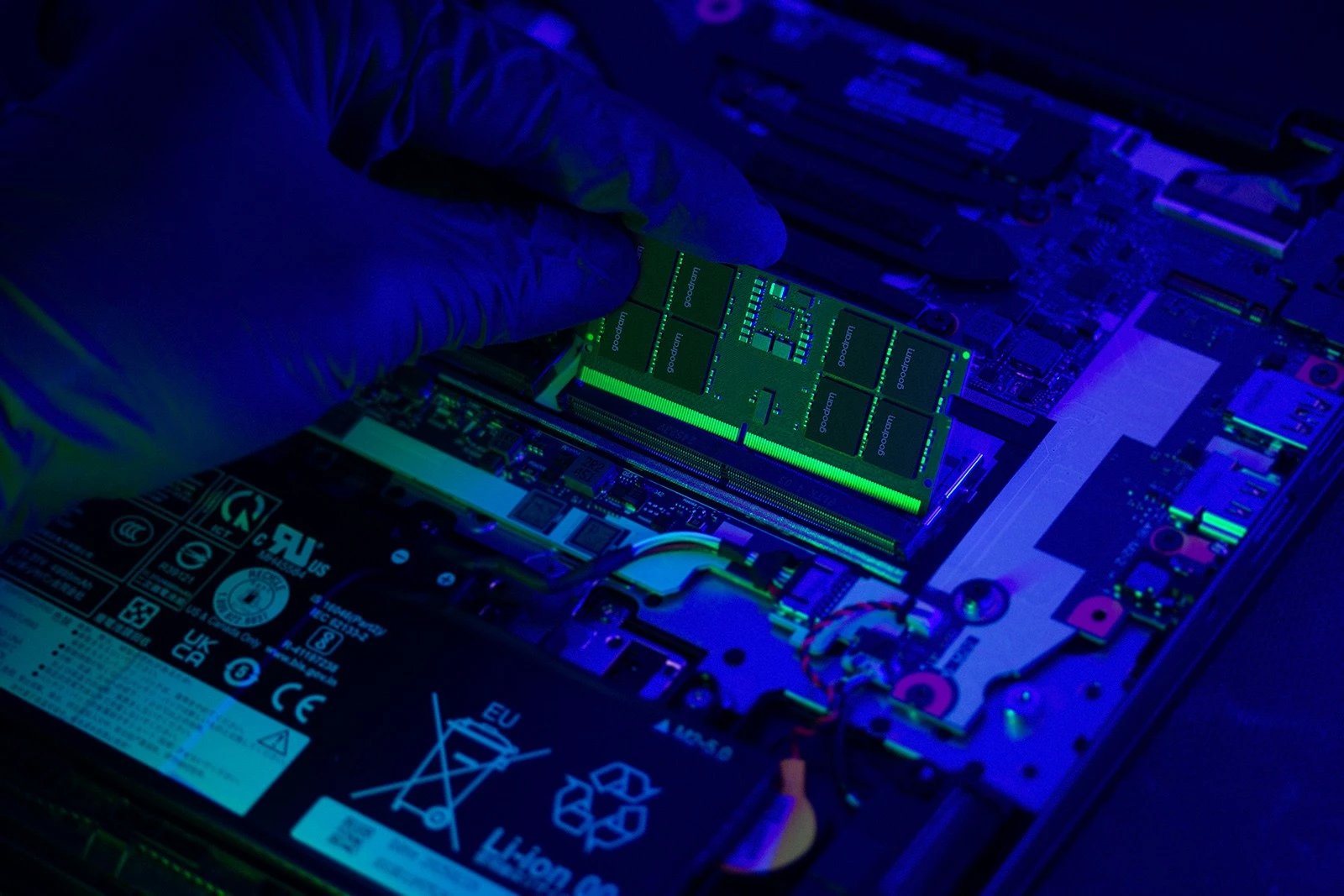 RAM Memorje SODIMM për laptop, GOODRAM, GR00C5-64L52S/32GDC, DDR5 6400 MHz CL52 32GB, set 2x16GB