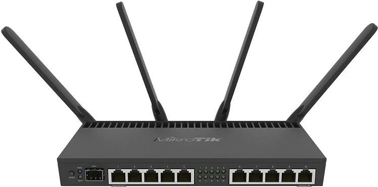 Router MikroTik RB4011iGS+5HacQ2HnD-IN, Wi-Fi 5, Gigabit Ethernet, i zi