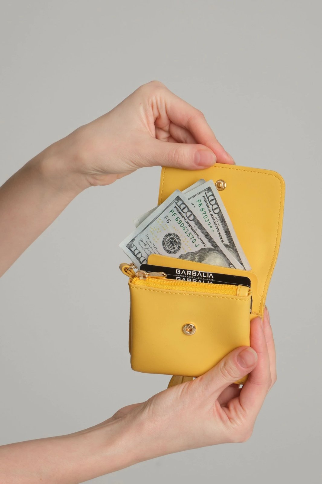 Portofol për gra Zoozie Bags, Mini Best, ngjyrë e verdhë