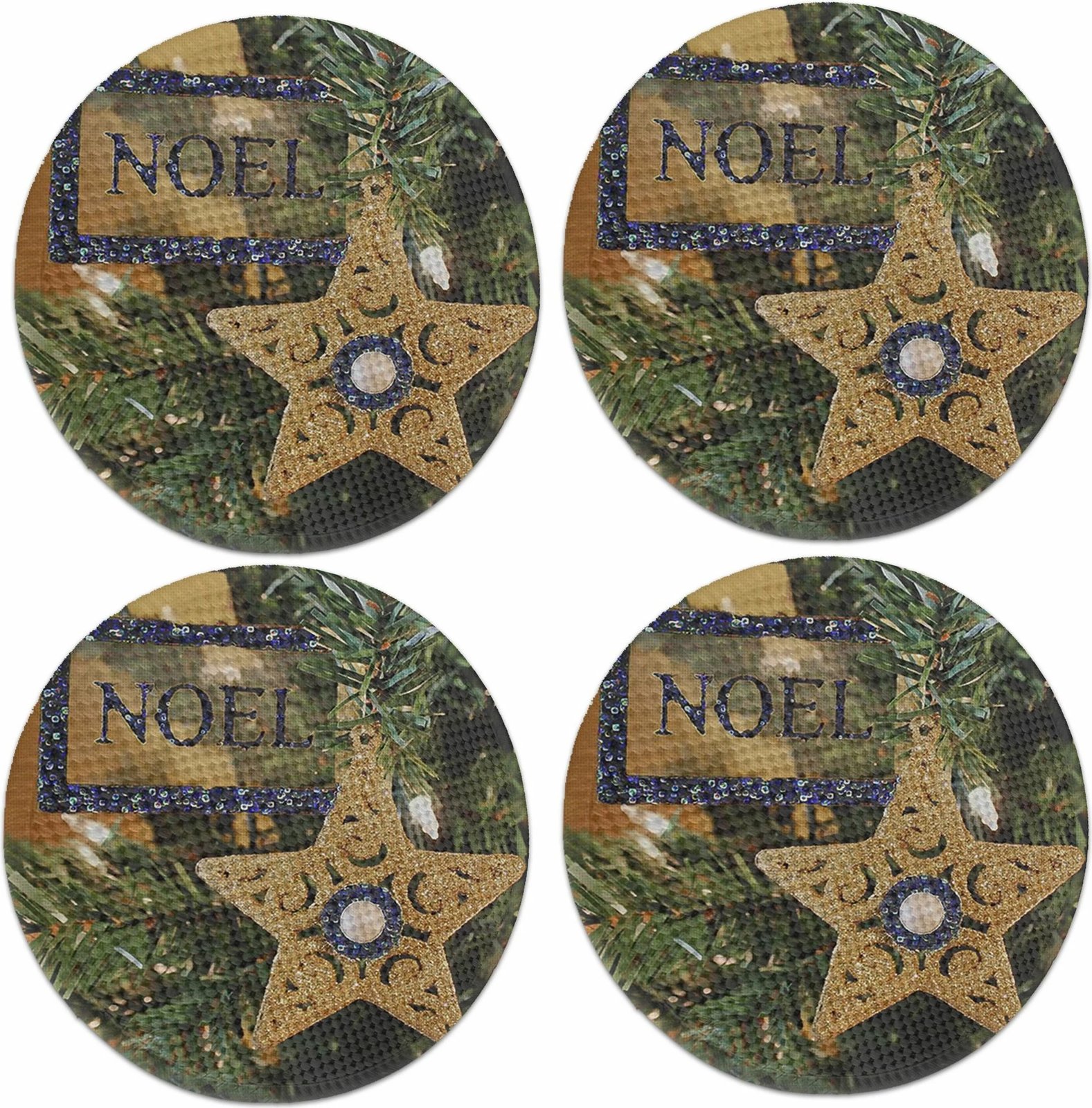 Nënshkopa tavoline, shumëngjyrëshe, Hermia Concept, 4 copë, 37cm