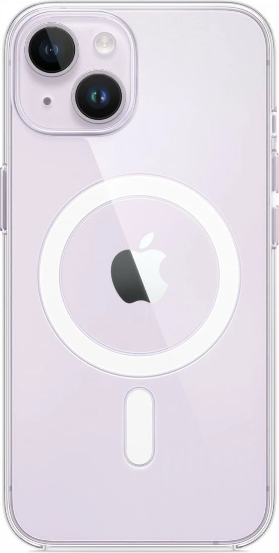 Mbështjellës Apple MagSafe për iPhone 14, Transparent