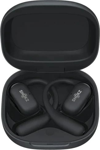 Kufje SHOKZ OpenFit 2+ wireless, ear-hook, për thirrje/muzikë, e zezë