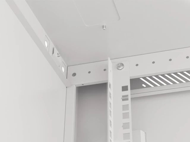 Kabinet për server Lanberg WF01-6612-00S, 19", (600x600x645.70mm), i bardhë Kabinet për server Lanberg WF01-6612-00S, 19", (600x600x645.70mm), i bardhë