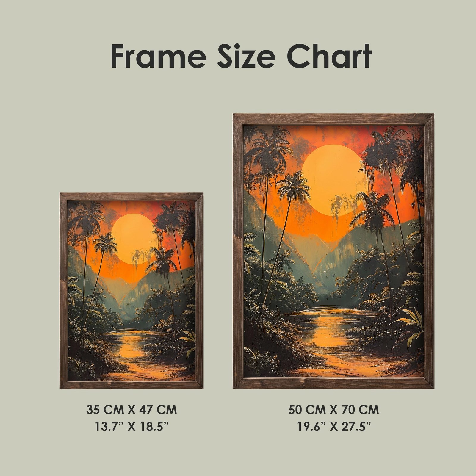 Pikturë dekorative me kornizë MDF, Wallity, TUN085-L, shumëngjyrëshe, 35x47x2 cm