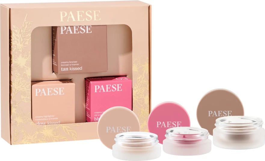 Set për konturim krem Paese 01 për femra, 3 copë