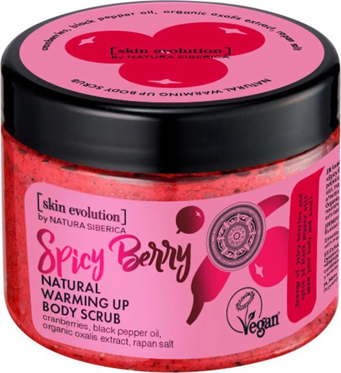 Skrab për trup Natura Siberica Skin Evolution Spicy Berry 300ml