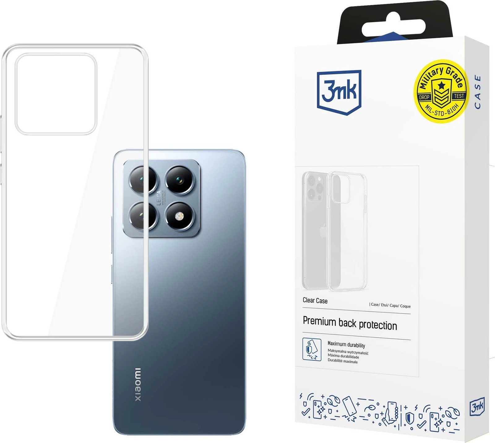 Mbështjellës transparent për celular 3mk Protection Clear Case për Xiaomi 14