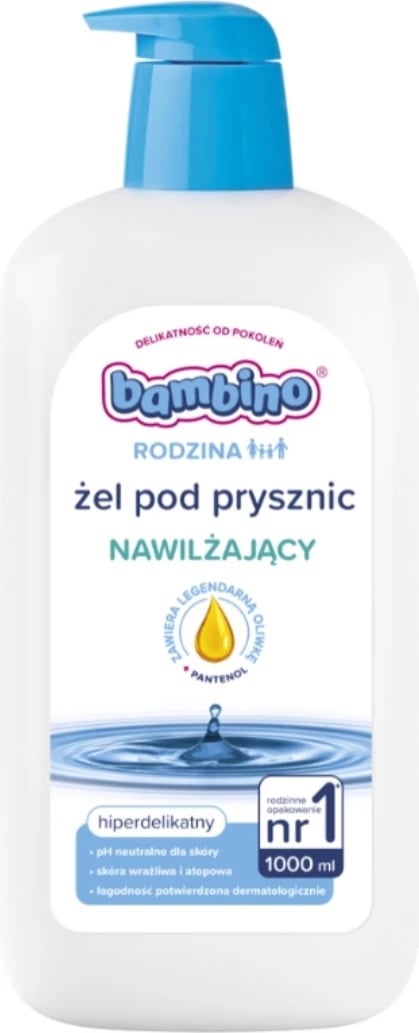 Xhel dushi Bambino Family Moisturizing Shower Gel Hypoallergenic 1000ml
