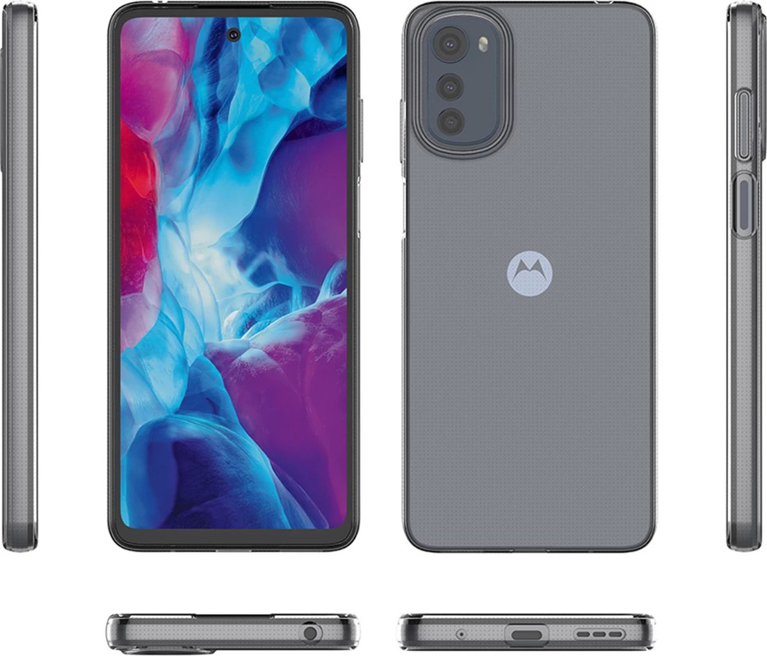 Mbështjellës Hurtel Ultra Clear 0.5mm për Motorola Moto E32, Transparent