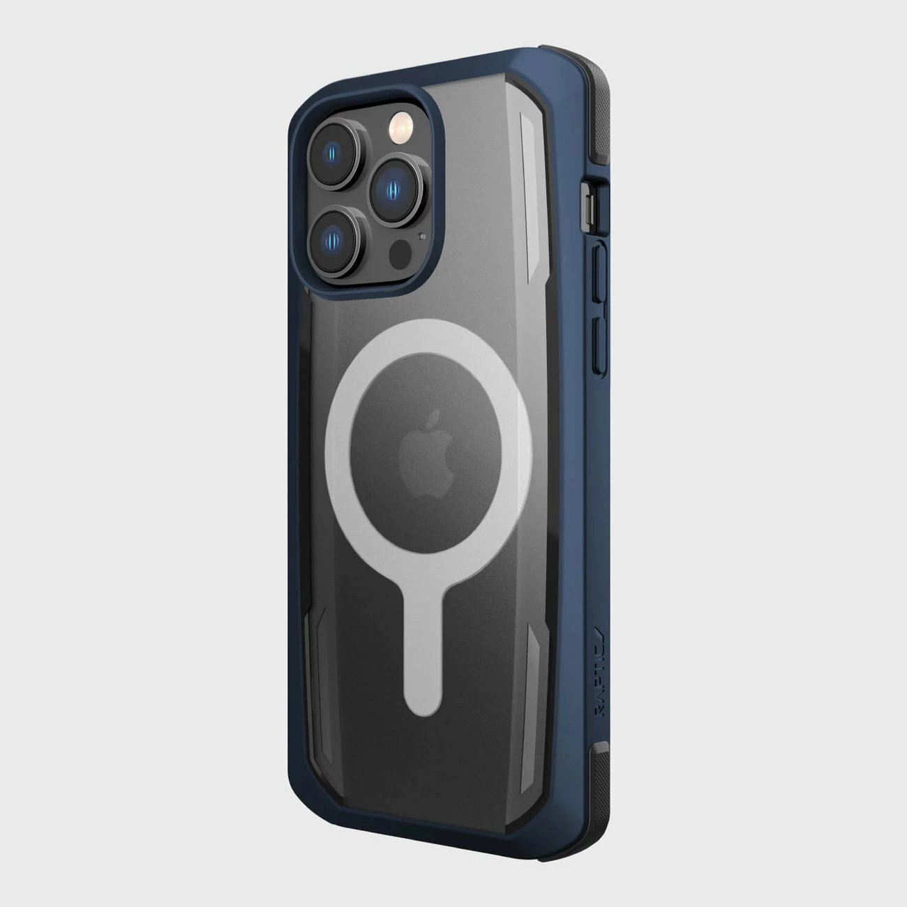 Mbështjellës Raptic X-Doria Secure built për iPhone 14 Pro, MagSafe, Blu