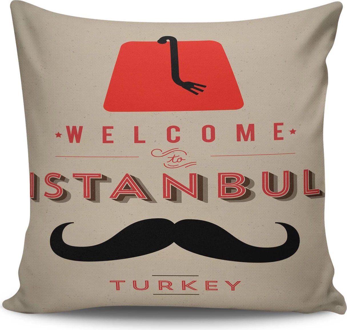 Jastëk dekorativ, mbulesë, dizajn Aberto, NKRLNT-019, pa mbushje