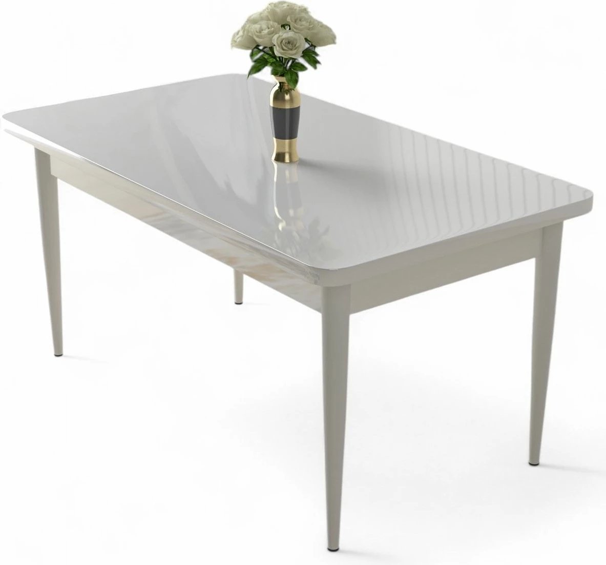 Tavolinë ngrënieje Hanah Home, Nil, e bardhë