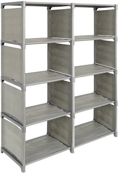 Raft Nextdeco me 8 rafte, H128x82x31cm, Gri