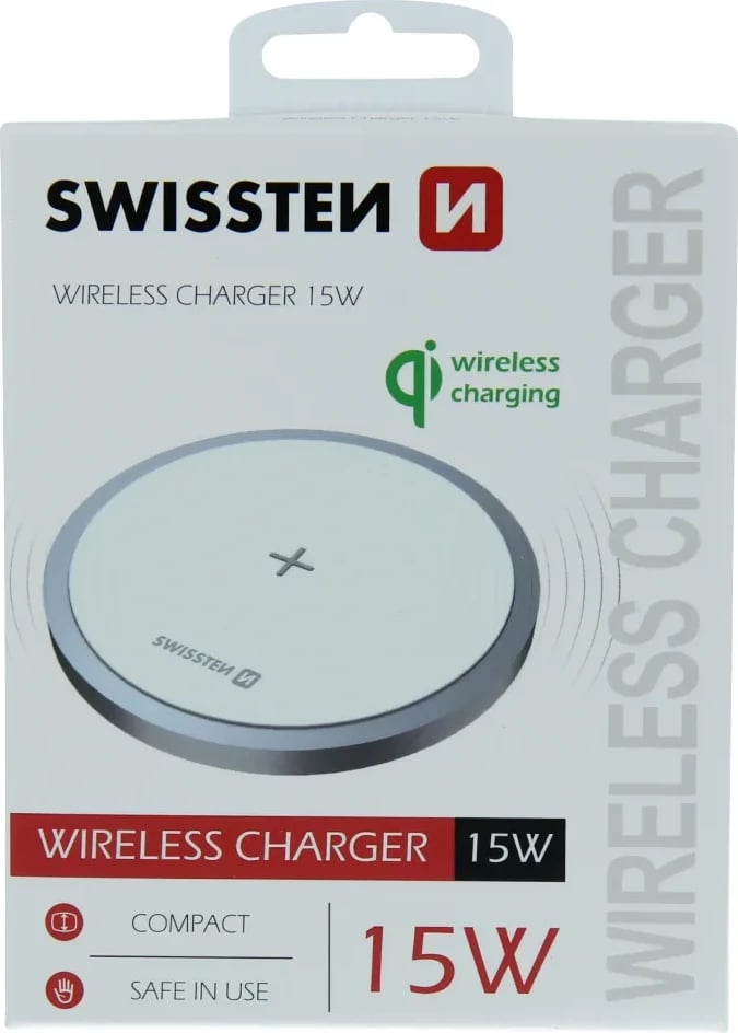 Karikues për celular Swissten, USB-C, Wi-Fi, e bardhë