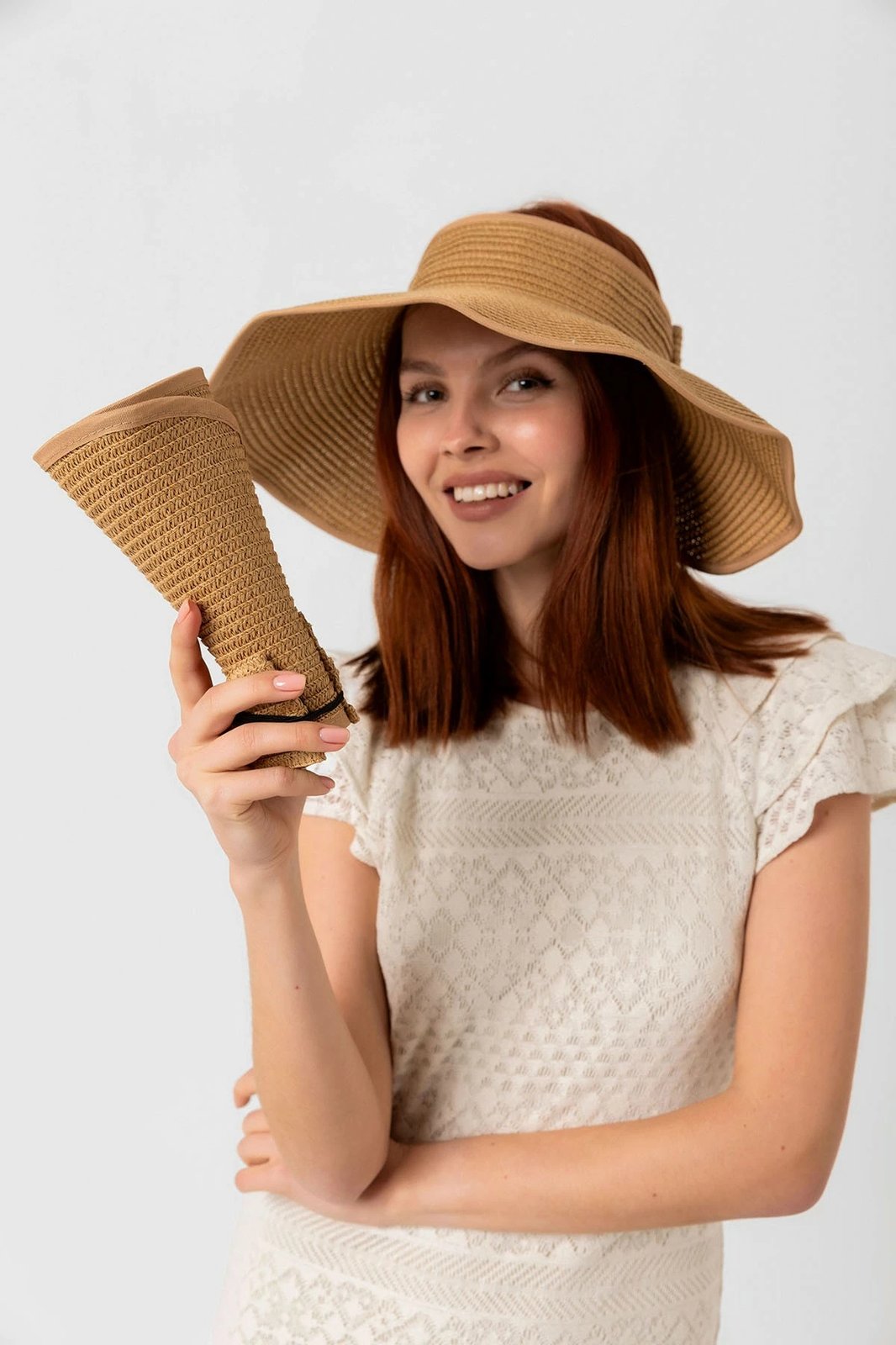 Kapelë për gra, ngjyrë camel, Jumeon, Hsr2080