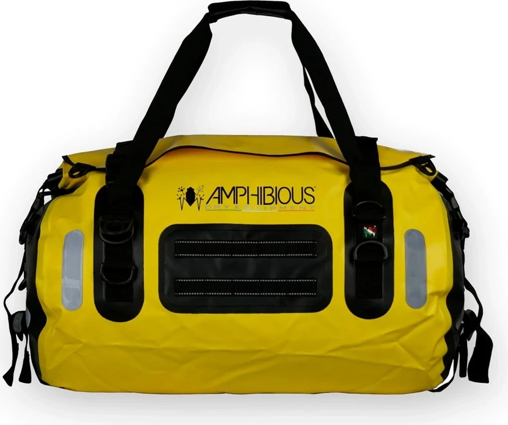 Çantë motoçiklete Amphibious Voyager II 60L, e verdhë