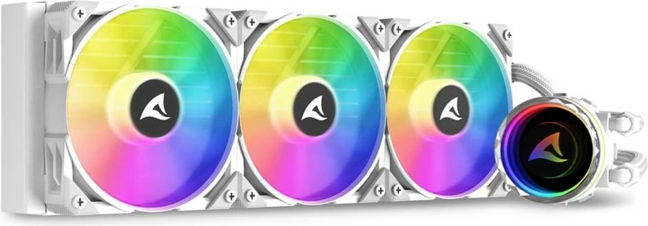 Ftohës procesori AIO Sharkoon S90 RGB 360mm, bardhë