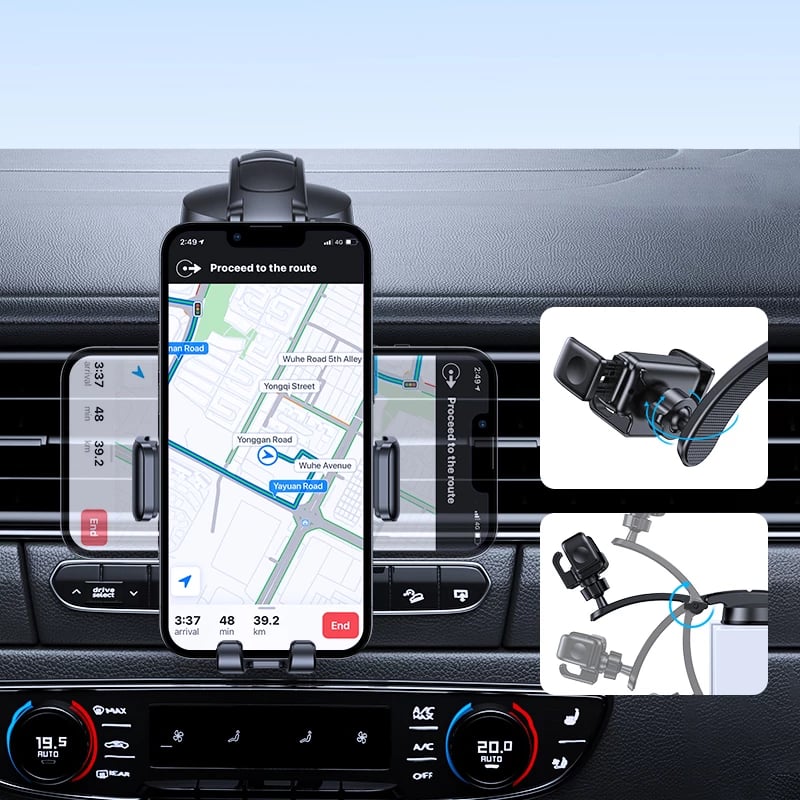 Mbajtës telefoni Joyroom JR-ZS283 për kokpit makine, i zi
