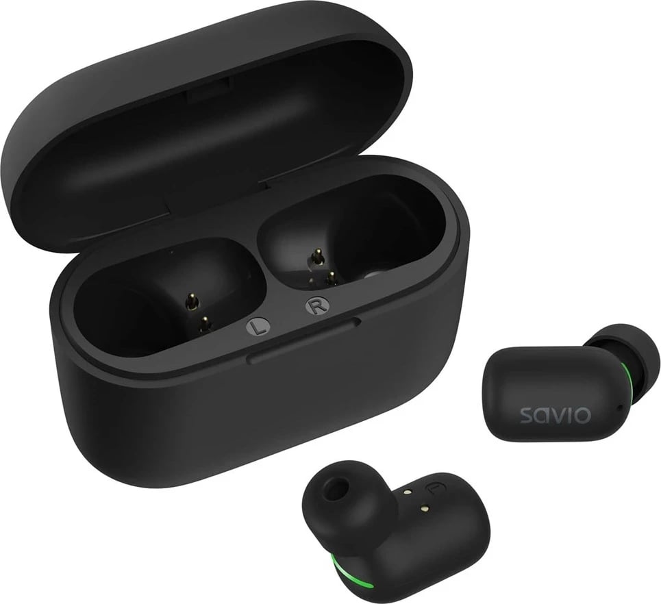 Kufje Wireless Savio TWS-09, Bluetooth, të Zeza