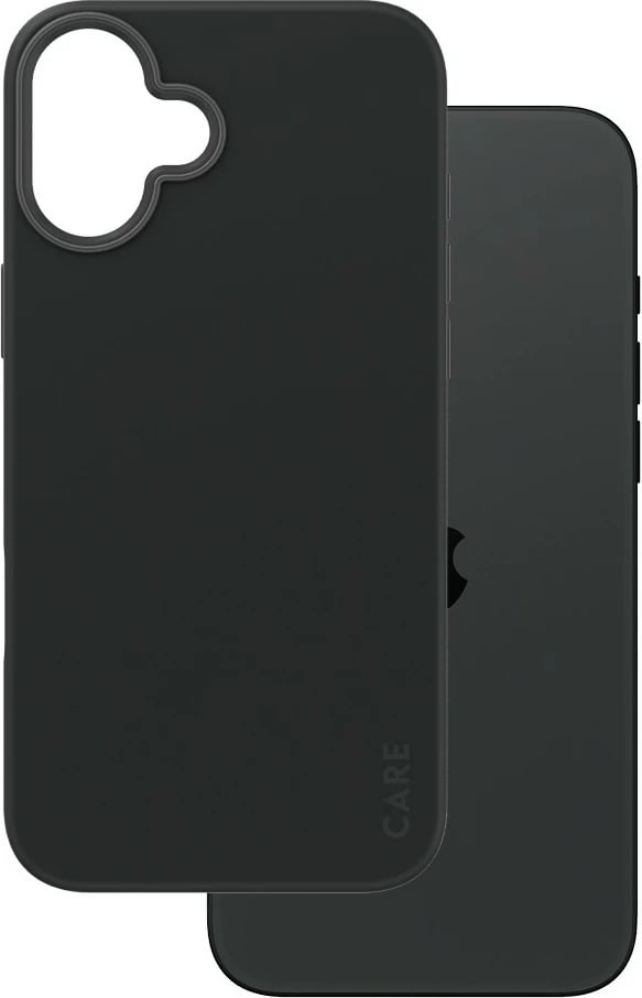 Mbështjellës PanzerGlass CARE Case Fashion MagSAFE për iPhone 16 Plus, e zezë