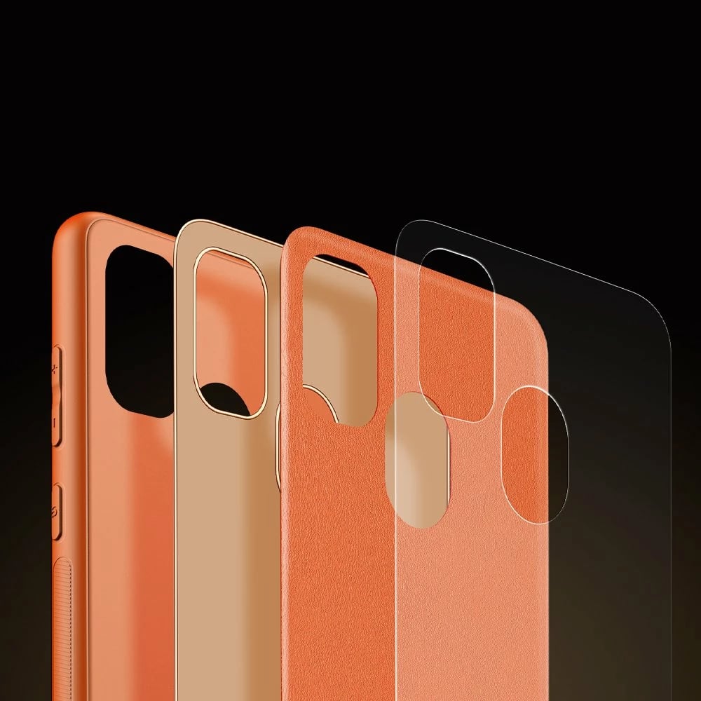 Mbështjellës Dux Ducis Yolo për Samsung Galaxy M30s, portokalli
