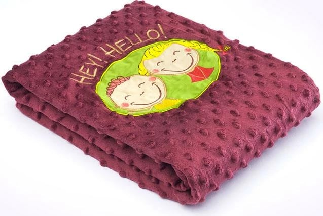 Batanije bebe, Sensillo, Hey Hello, me dy anë, 75x100 cm, kafe