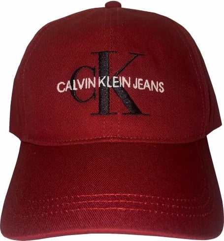 Kapelë baseball Calvin Klein, për meshkuj dhe femra, e kuqe