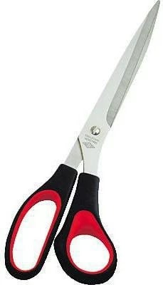 Gërshërë WEDO 10 inch, çelik inox, e zezë/kuqe