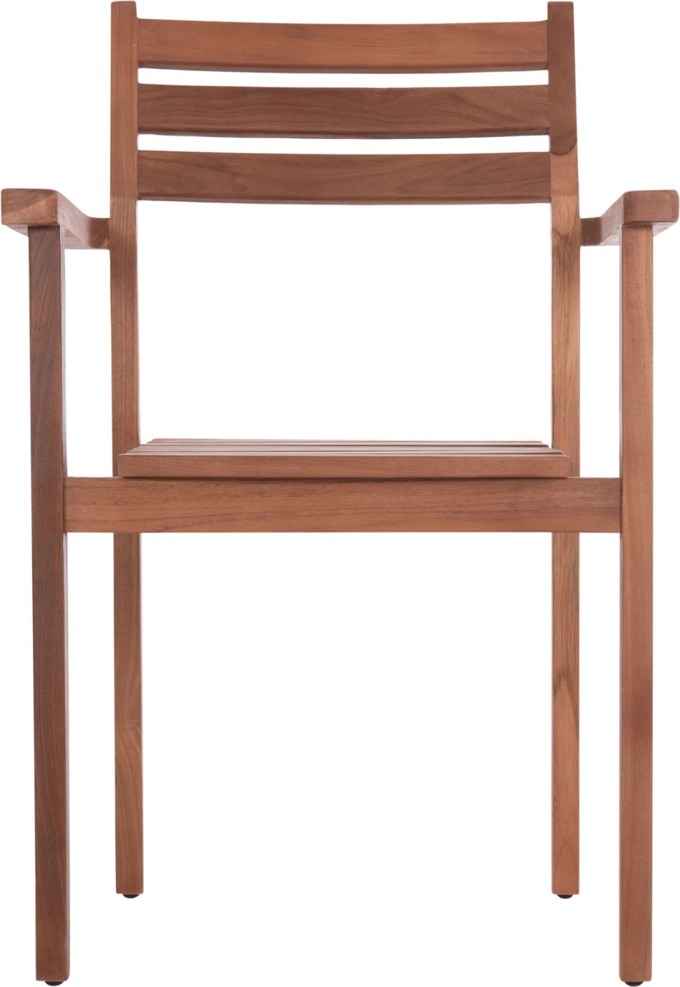 Karrige me krahë KEMPO, dru tik natyral, 58x58.5x88cm