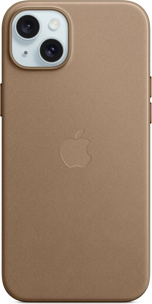 Mbështjellës Apple FineWoven për iPhone 15 Plus, taupe