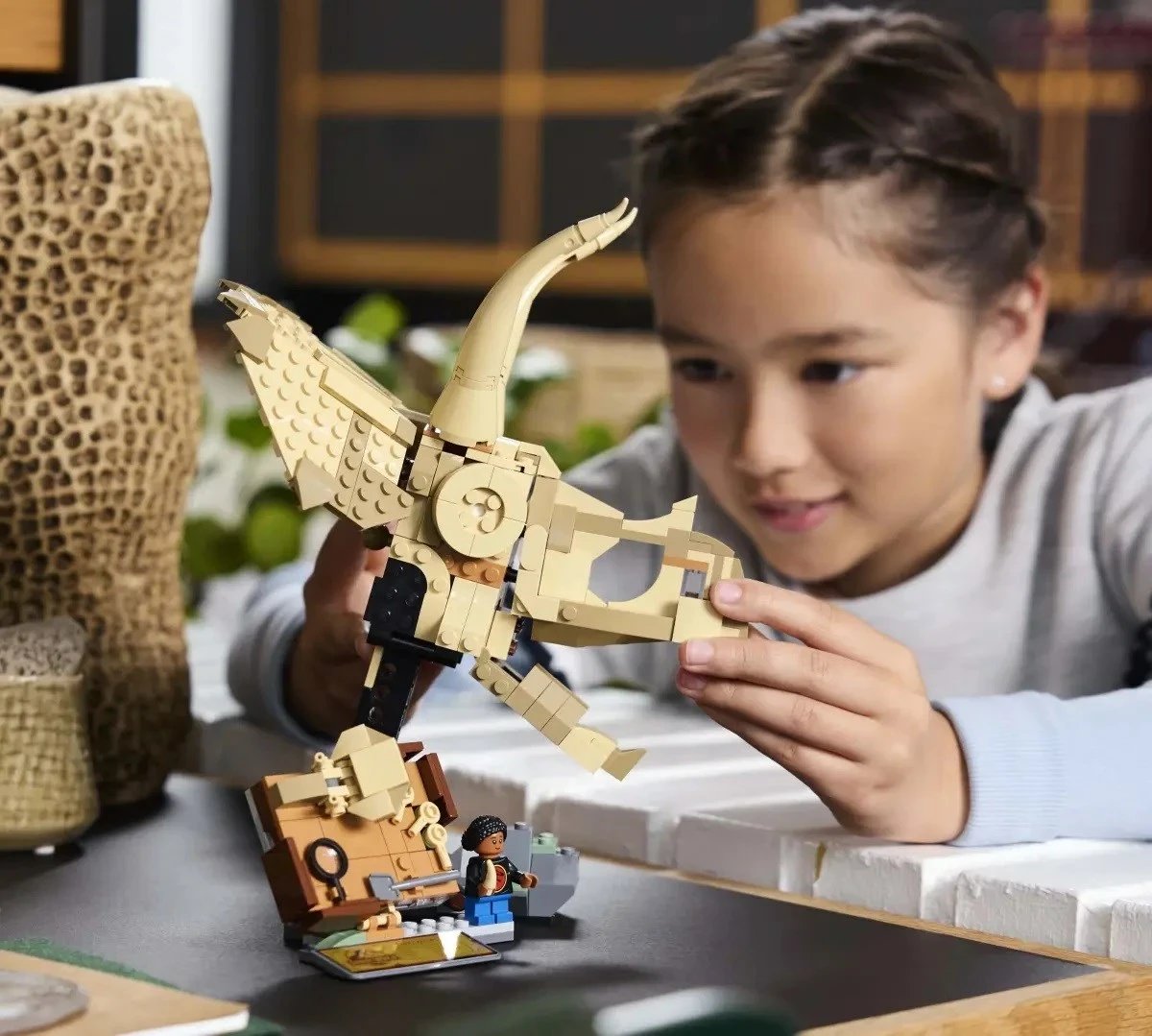 Set LEGO Jurassic World 76969, Triceratops Skull
