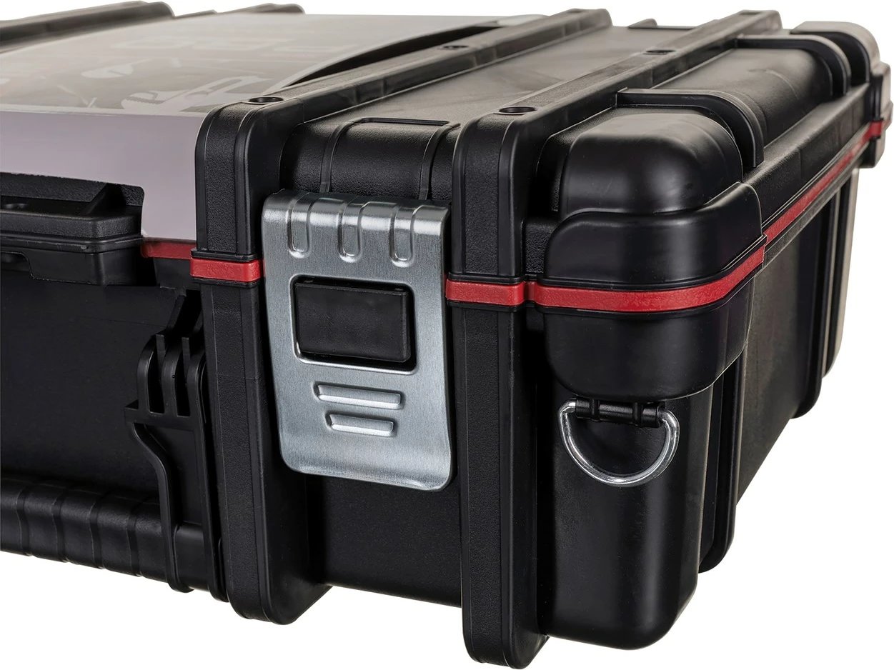 Kasë veglash Keter 237003, polipropilen, e zezë/kuqe