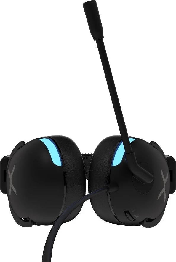 Kufje KRUX Crave RGB KRXC015 për lojëra, të zeza