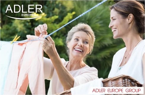 Makineri larëse portative me shtrydhje, Adler AD 8051, 3 kg larje, 1 kg shtrydhje, program 15 min, e bardhë/blu