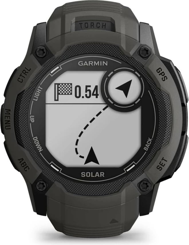 Smartwatch Garmin Instinct 2X Solar, GPS, 150 orë bateri, grafit