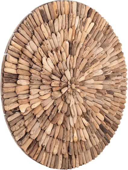 Dekor për mur Wargrene dru natyral drift D60x6cm