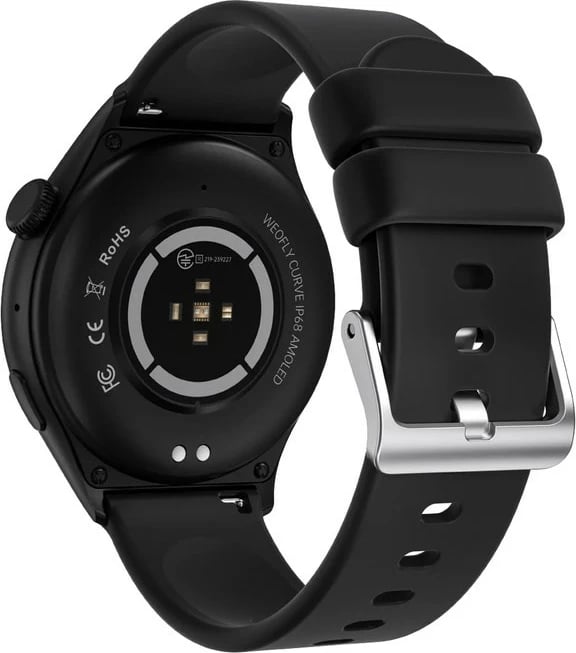 Smartwatch Weofly Curve WY-CURVE/BK, 1.43" AMOLED, Bluetooth 5.3, IP68, e zezë