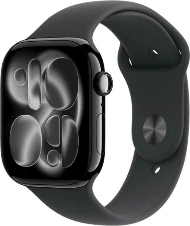 Smartwatch, Apple, Watch Series 11 GPS + Cellular MF8M4MP/A, 42 mm, kasë titani, OLED LTPO Retina, 64 GB, WR50/IP6X, byzylyk sport S/M, ngjyrë natyrale gri malor