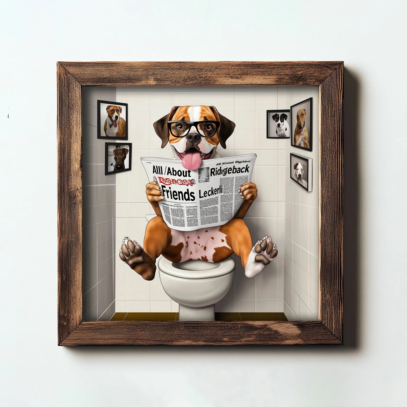 Pikturë dekorative me kornizë, MDF, shumëngjyrëshe, Wallity, UKZM081