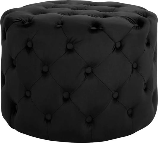 Karrige Kassie FH8406.04 kadife e zezë lloj Chesterfield D60x43h cm