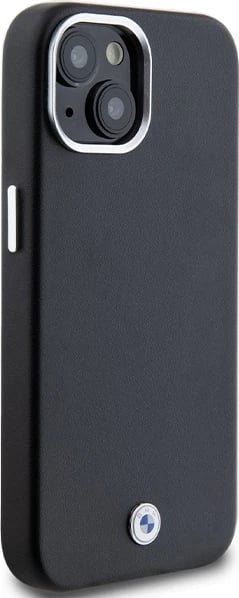 Mbështjellës BMW Signature Wrapped Metal MagSafe për iPhone 15/14/13, i zi