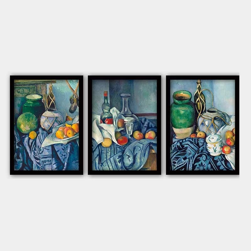 Pikturë dekorative me kornizë (3 copë), Wallity, 3SC_UN2035667_3545