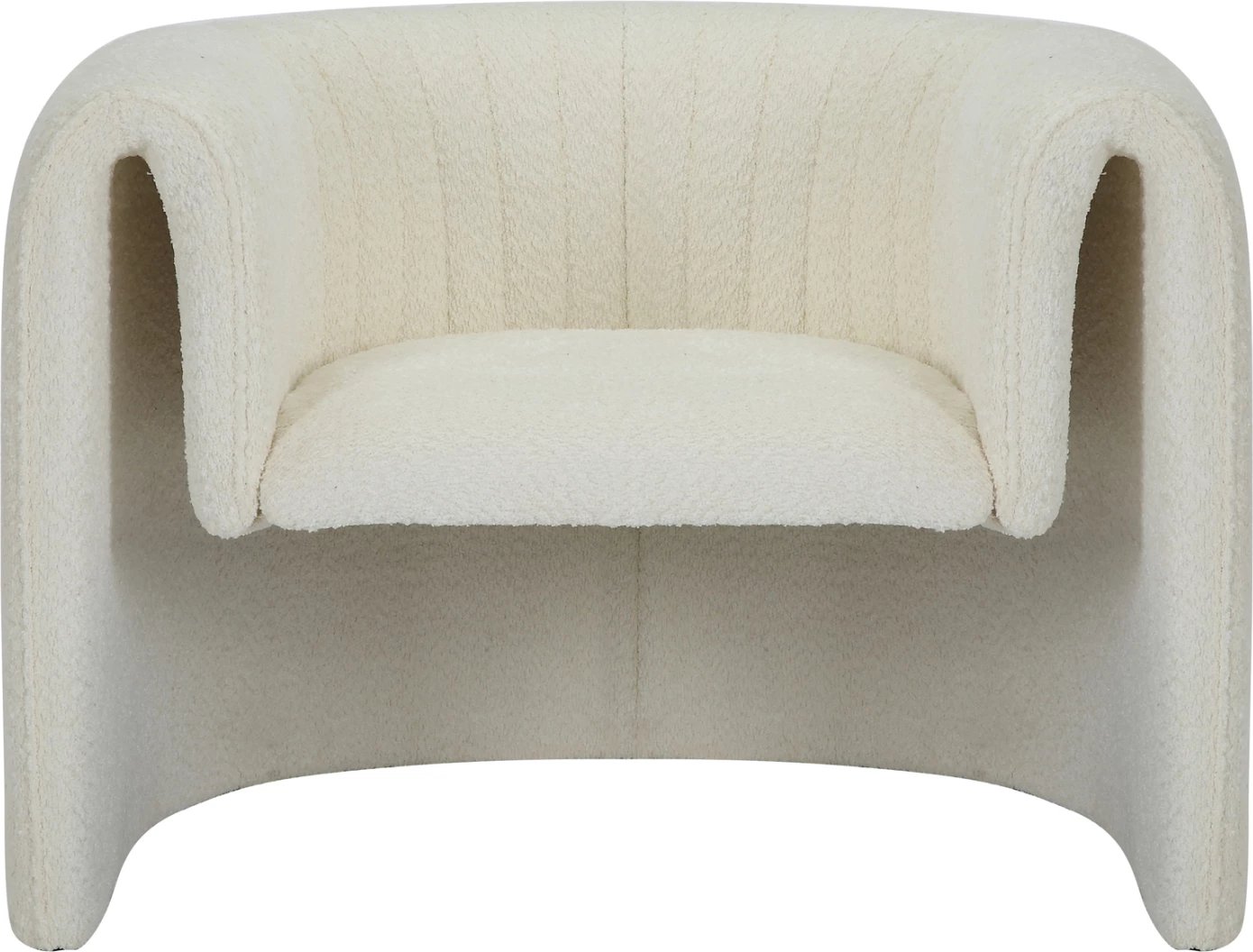 Karrige RIKER FH9682.04 kornizë metali - pëlhurë e bardhë 92x74x69H cm