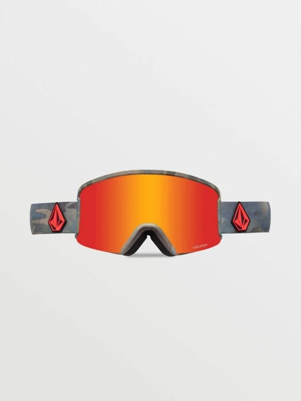 Syze për ski Volcom, garden camo/red chrome