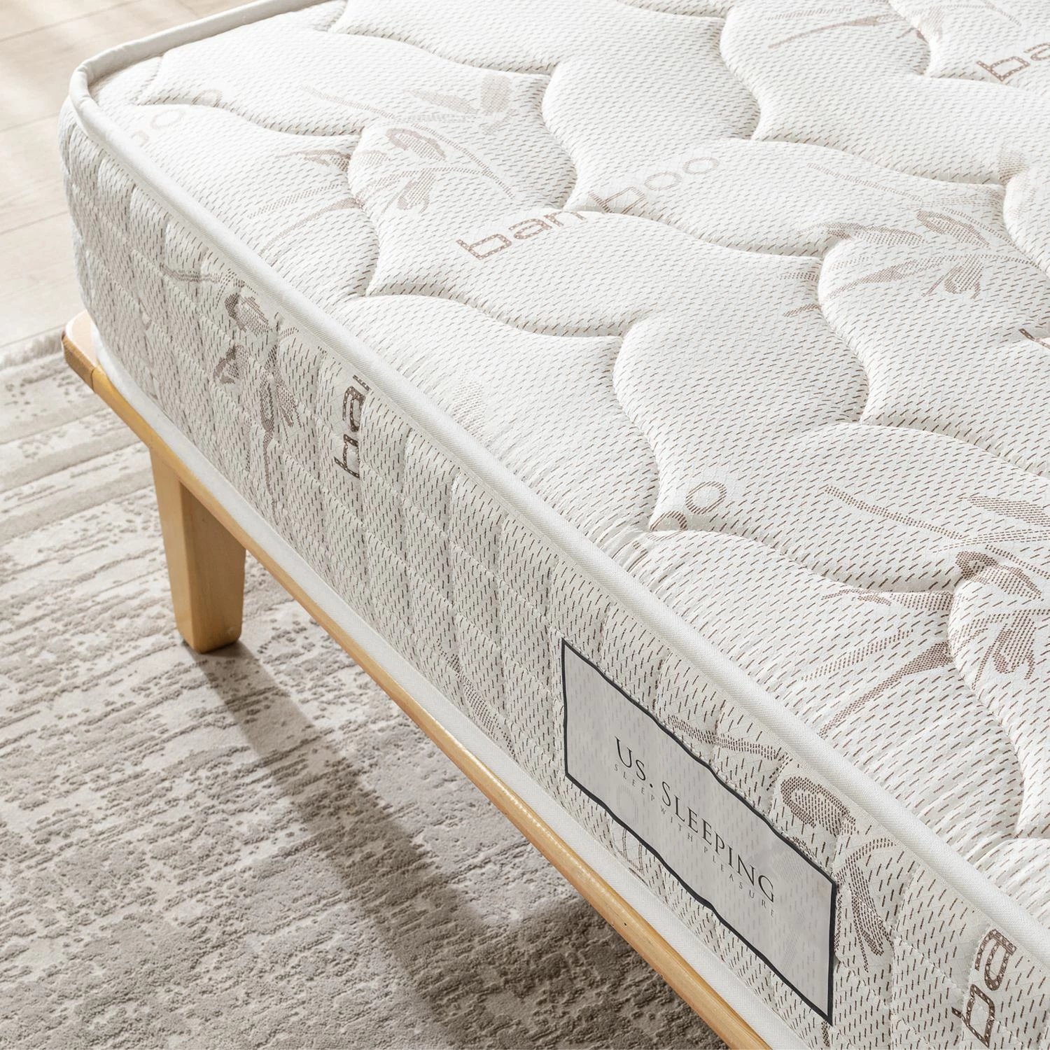 Dyshek ekonomik Skye Decor, ngjyrë kafe e çelët, 100x200 cm