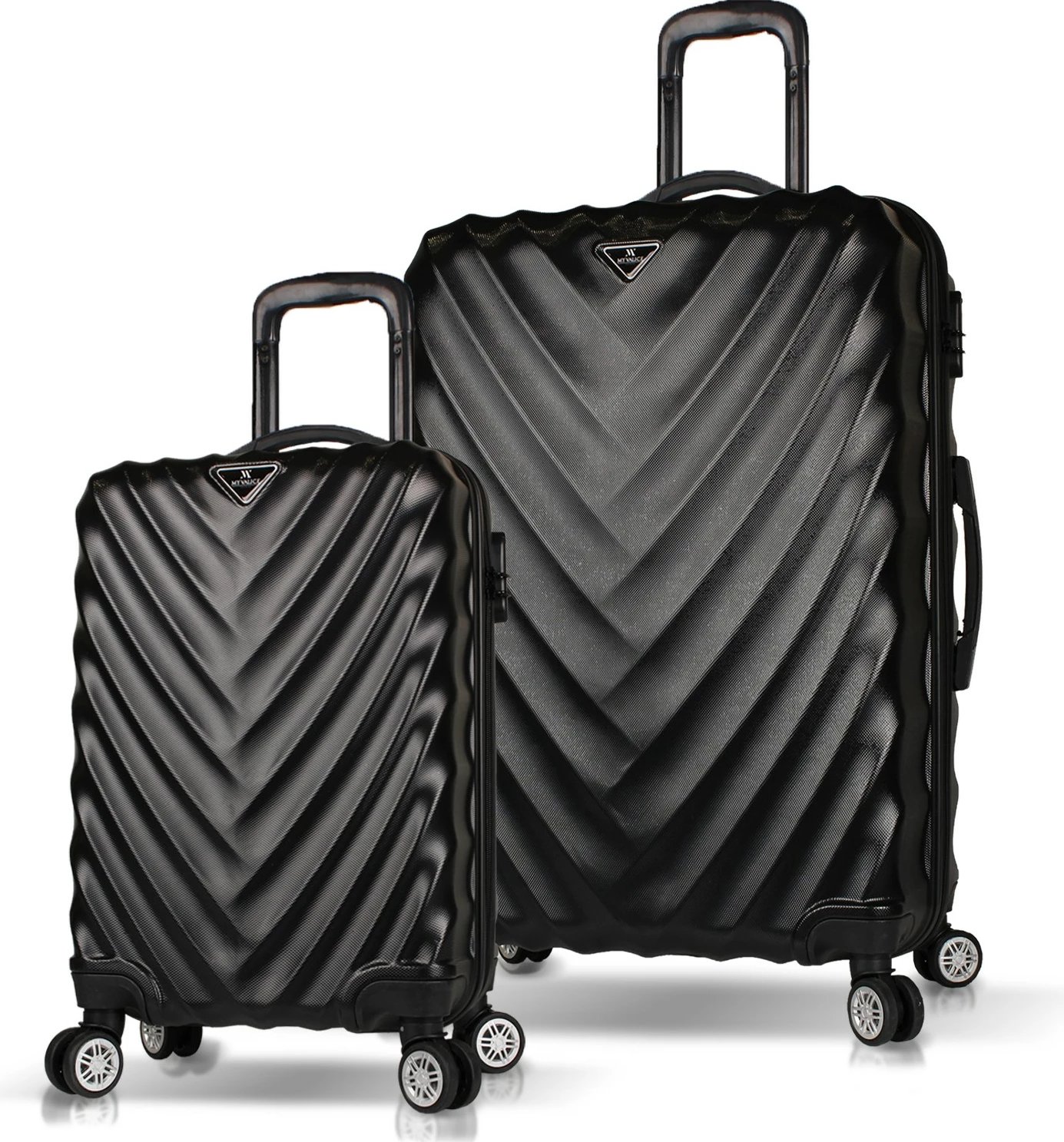 Set valixhesh (2 copë), ngjyrë e zezë, Zoozie Bags, 6784