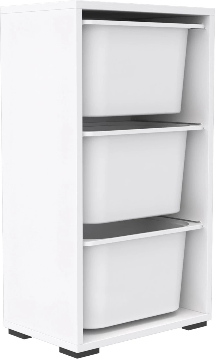 Komodinë Sani FH18218.01, 45.5x30x83H cm, e bardhë